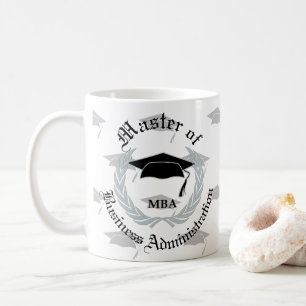 Silverkranen styr MBA-studenten Kaffemugg