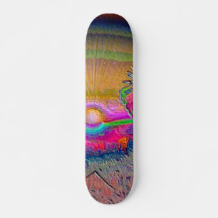 Silverlake Sunset 1 Old School Skateboard Bräda 18 Cm