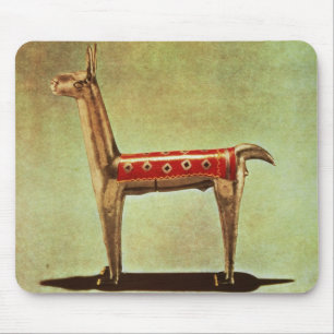 SilverLlamaFigurine, från Peru, efter 1438 Musmatta