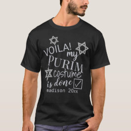 SilverMagen David känd rolig Purim dräkt T Shirt