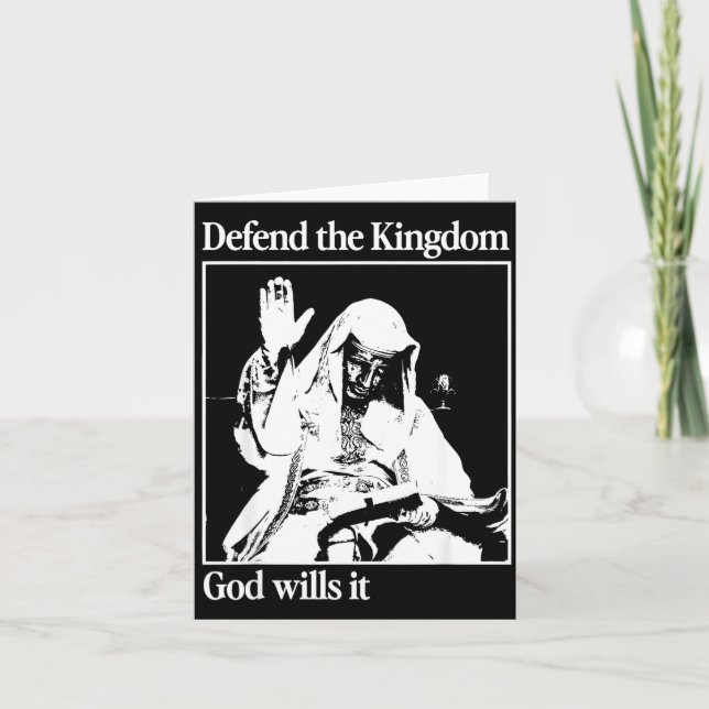 Silvermasken kung Baldwin Iv Meme Spetälskekungen  Kort (Framsida)