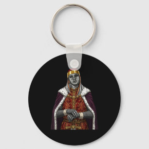 Silvermaskkung Baldwin Iv GuldmaskMedeltida A Nyckelring