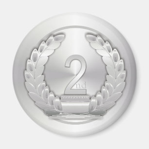 Silvermedalj Magnet