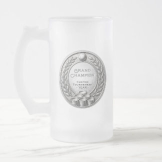 Silvermedaljer Beer Pong Turneringsmästerskap Frostat Ölglas