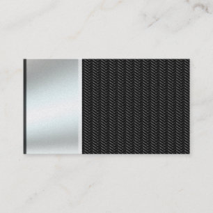 SilvermetallLook på kolfibervisitkortar Visitkort
