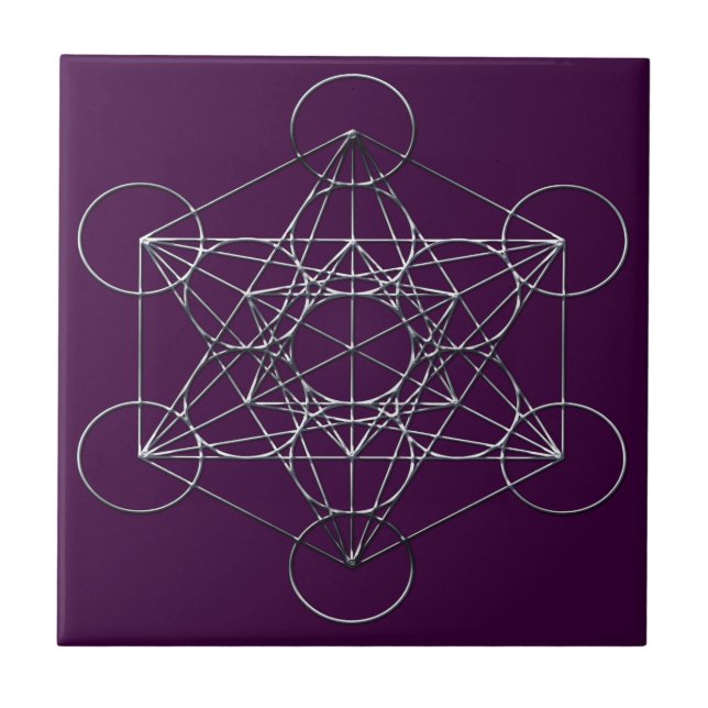 SilvermetallMetatrons kub Kakelplatta (Framsidan)
