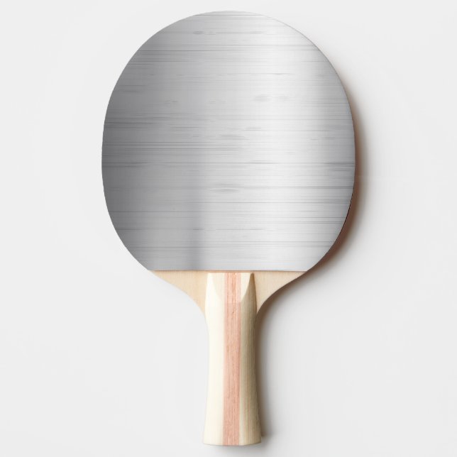 Silvermetallstruktur Pingisracket (Framsidan)