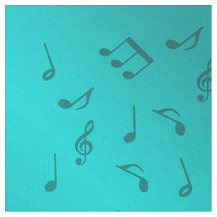 silvermusiknoter tyg