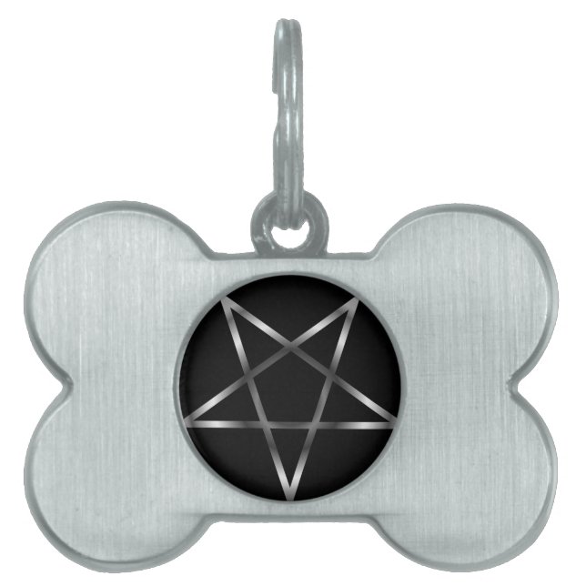 Silverpentacle ID-bricka Husdjur (Framsidan)