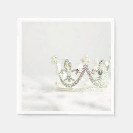 Silverprinsesskrona Pappersservett