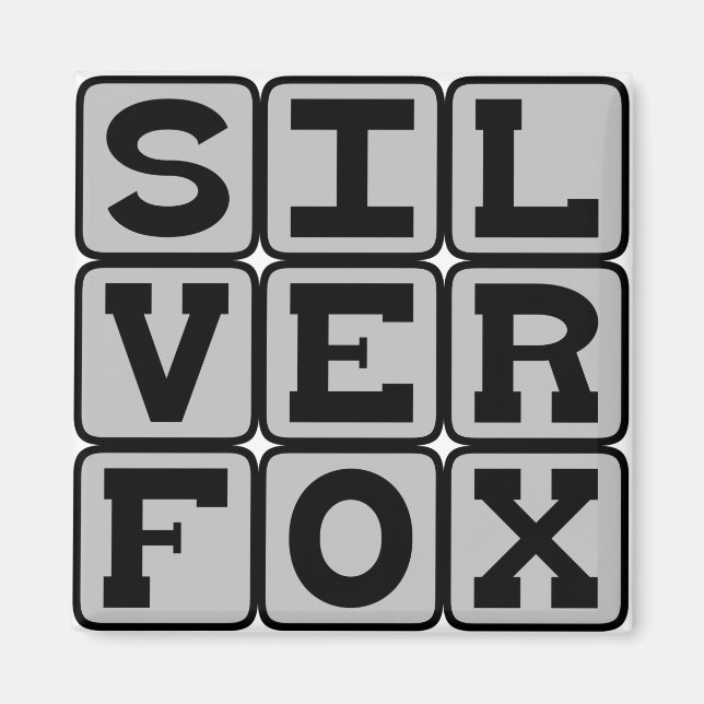 Silverräv, äldre Don Juan Magnet (Framsidan)