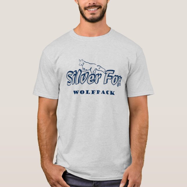 Silverräv Wolfpack T-shirt (Framsida)