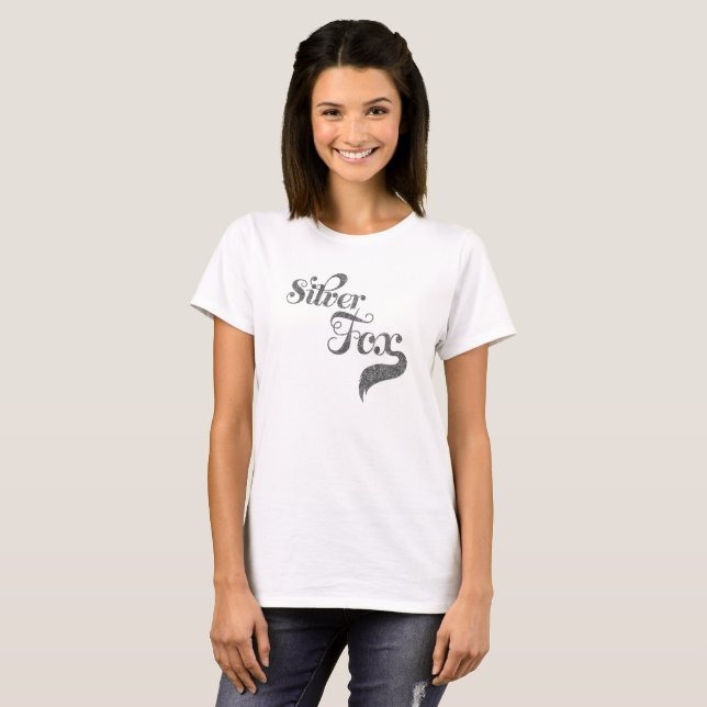 Silverrävkvinna skjorta för utslagsplats tee shirt (Hel framsida)