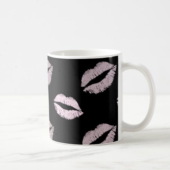 Silverrosa Pusskys Kaffemugg (Höger)