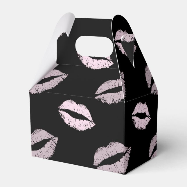 Silverrosa Pusskys Presentaskar (Baksidan Sidan)