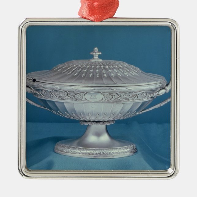 Silversås-tureen av Matthew Boulton Julgransprydnad Metall (Framsidan)