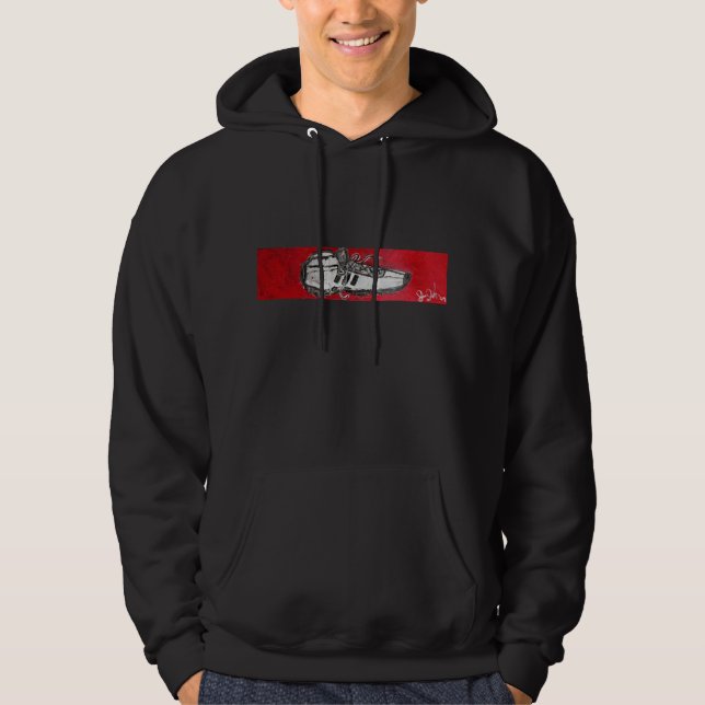 SILVERSKOR SWEATSHIRT MED LUVA (Framsida)