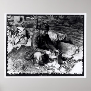 Silversmith på arbete, c.1914 poster