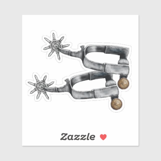 Silversporrar Klistermärken (Ark)