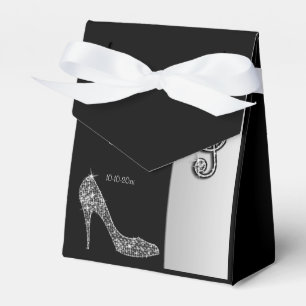 Silverstilett & Trebleskrevafödelsedag Presentaskar