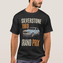 Silverstone 1969 Vintage Grand Prix Racing Affisch T Shirt