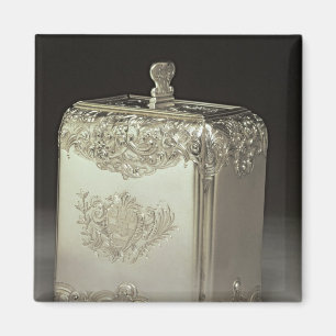 Silverteakanister av Paul de Lamerie Magnet