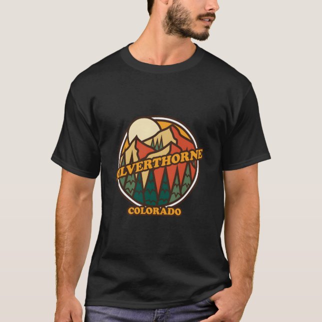 Silverthorne Colorado Bergswandring T Shirt (Framsida)