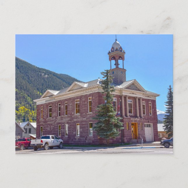 Silverton, Colorado, City Hall Vykort (Framsida)