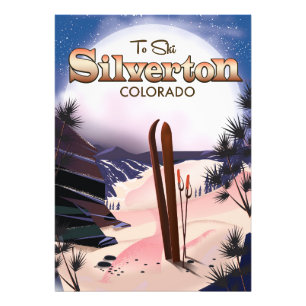 Silverton Colorado skidposter Fototryck