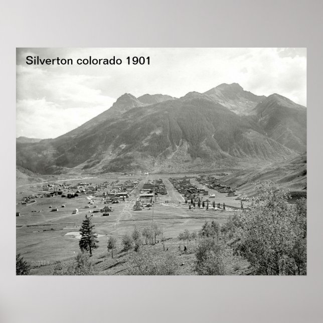Silverton colorado Skriv ut Poster (Framsidan)