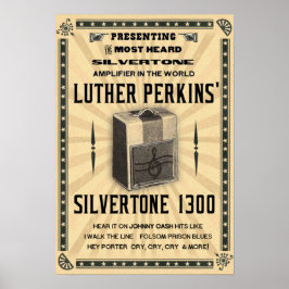 Silvertone 1300 Amplifier Poster