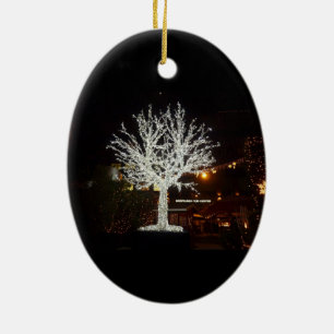 Silverträdprydnad Julgransprydnad Keramik