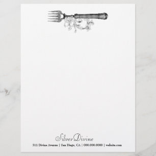 Silverware för präst för GCvintagesilver Brevhuvud
