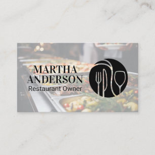 Silverware-logotyp Catering Visitkort