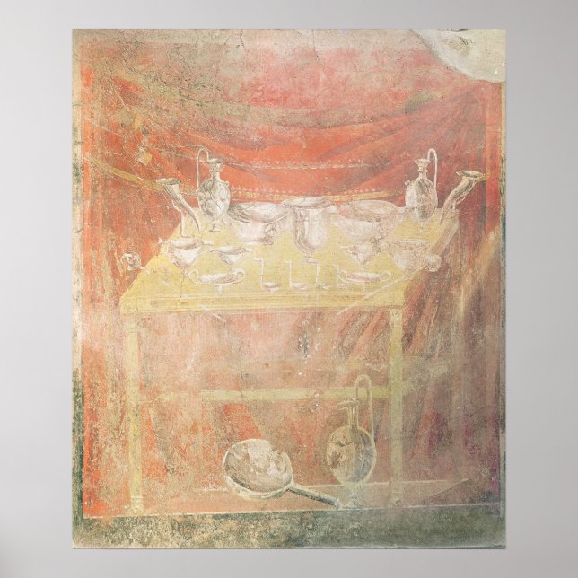 Silverware på en bord poster (Framsidan)