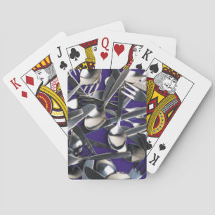 Silverware Spel Kort