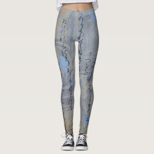 Silvery Art Calligrafi Leggings
