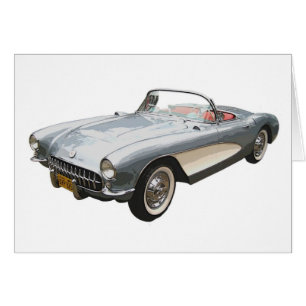 Silvery blue 1959 Corvette OBS Kort