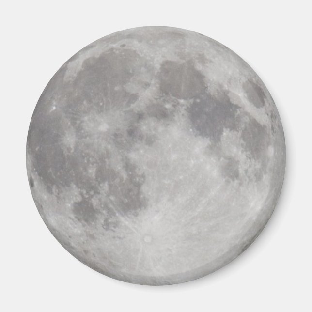 Silvery Måne magnet (Framsidan)