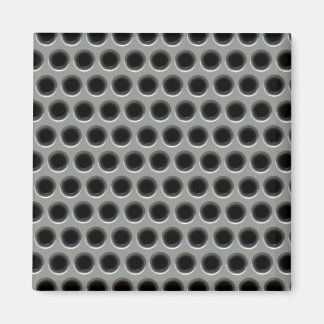 Silvery Metall Mesh Magnet