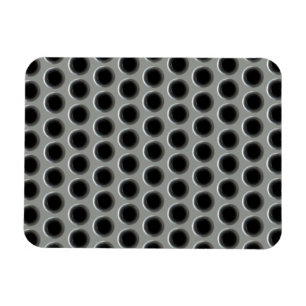 Silvery Metall Mesh Magnet