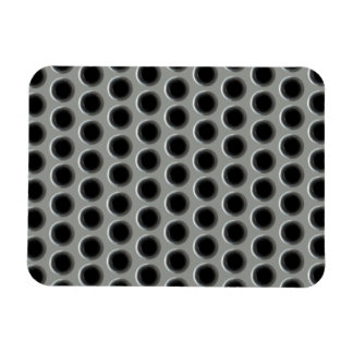 Silvery Metall Mesh Magnet