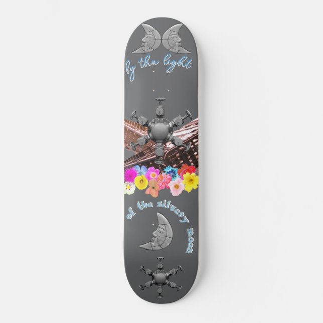 Silvery Moon Skateboard  (Framsida)