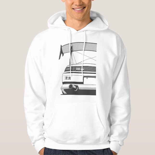 Silvia S14 T-ShirtS14 Silvia Big Vinge T-Shirt_by  Hoodie (Framsida)