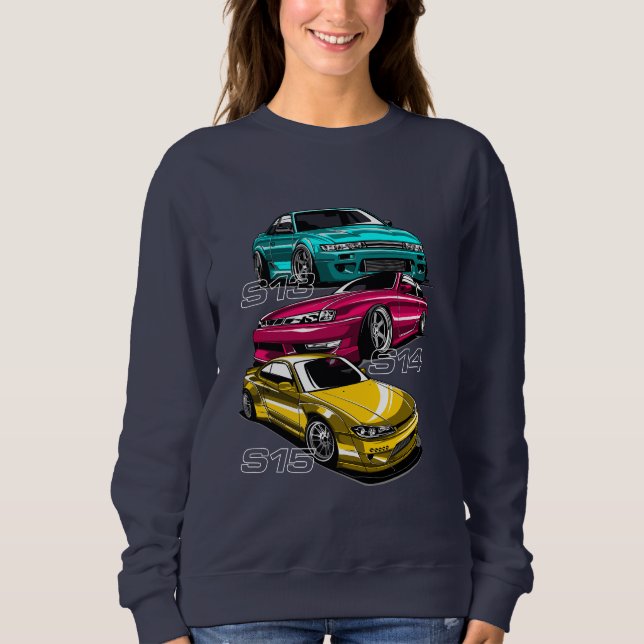 SILVIA "S" CHASSI EVOLUTION T SHIRT (Framsida)