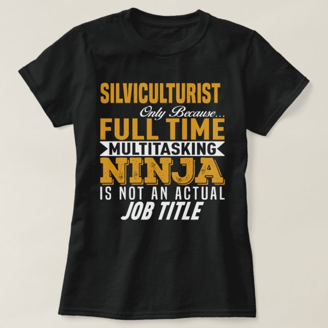 Silvikulturist T Shirt (Design framsida)