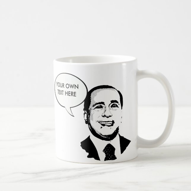 Silvio Berlusconi Kaffemugg (Höger)