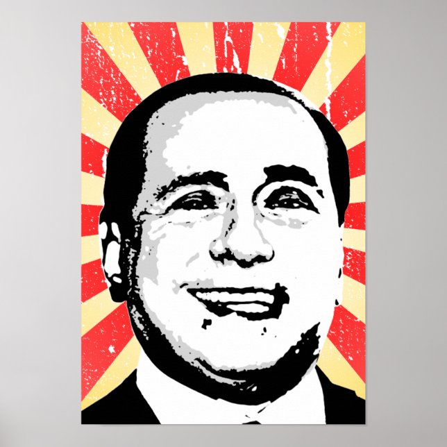 Silvio Berlusconi Poster (Framsidan)