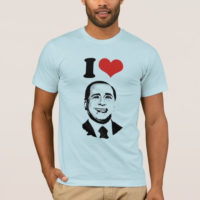 Silvio Berlusconi T-shirt (Framsida)