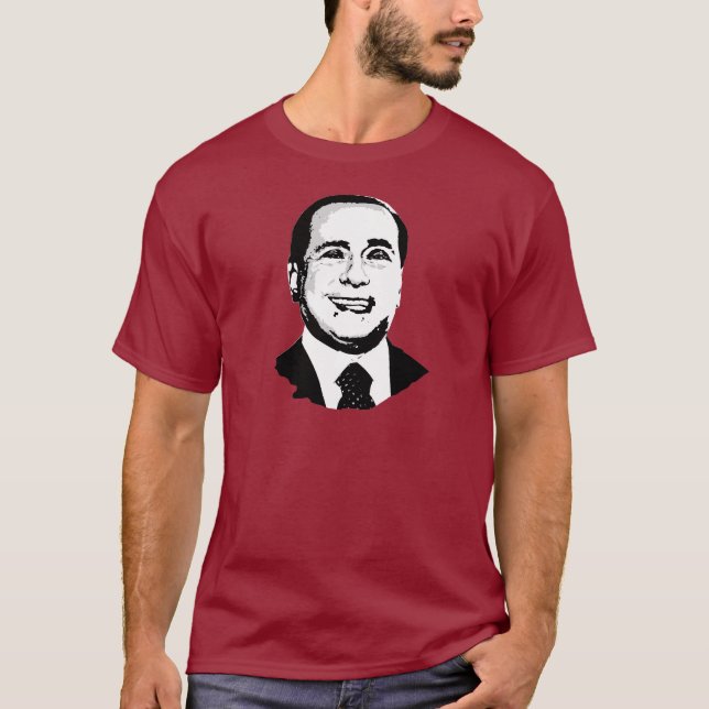 Silvio Berlusconi Tee Shirt (Framsida)